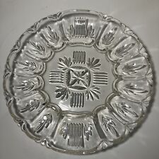 Federal Glass Clear Georgetown Deviled  Egg Relish Tray picture