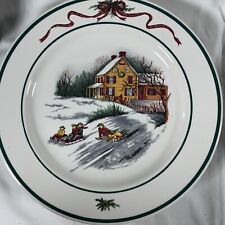 Vintage Christmas/Holiday Scenes - The Cellar Ceramic/Porcelain Plate - Retired picture