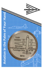 Gulfstream I (G-159) Tail # N580BC Fuselage Airplane Skin Challenge Coin picture