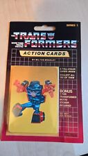 1985 Hasbro Transformers Action Cards Sealed Pack - Windcharger on top picture