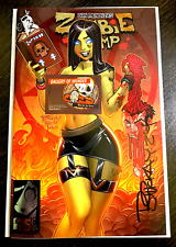 ZOMBIE TRAMP #1 MEGACON EXCLUSIVE TOPLESS COVER SIGNED BY BILL MCKAY LTD 50 NM+ picture