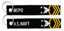 NEW U.S. Navy MCPO Master Chief Petty Officer Embroidered Key Chain. 73295 picture