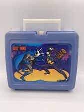 1982 Batman Vintage Blue Plastic Lunch Box By Thermos picture