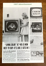 1957 RCA Victor Color Television Advertisement picture