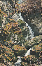 Roaring Brook Cascade on Mount Toby in Fall-Sunderland, MA-1910 posted postcard picture
