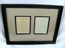 Framed Civil War Letter Dated May 18th 1865 w/ Printed Description -Ohio Battery picture