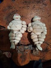 2 VINTAGE 1960s MICHELIN MAN BIBENDUMS , TRUCK / LORRY MASCOTS WITH BRACKETS picture