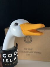 ✅ New Goose Island Brewing Badge Craft Beer Tap Handle Kegerator Chicago Duck picture