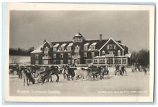 Dombas Innlandet County Norway RPPC Photo Postcard Dombas Tourist Hotel c1940's picture