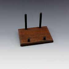 MINERAL DISPLAY STAND, 4 INCH AMERICAN BLACK WALNUT,  MUSEUM QUALITY DISPLAY  picture