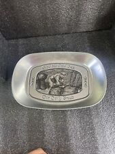 Vintage Dat'l Do It Give us this Day Our Daily Bread Dish Rolling Tray 6”x9” picture