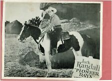 Movie Studio Promo Photograph Featuring Jack Randall in Pioneer Days picture