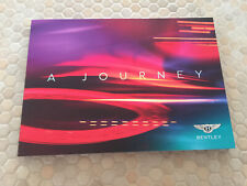 BENTLEY A JOURNEY PRESTIGE SOFTBOUND PROMOTIONAL BROCHURE 2022 2nd EDITION  picture