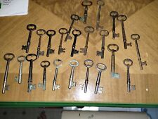 Vintage Lot B of Skeleton Keys 23 pcs Door Cabinet Craft picture