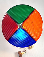 Vintage Color Wheel Rotating Lamp. Works But Read. picture