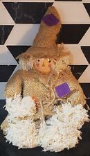Vintage Scarecrow TL Toys Ceramic Face Halloween Fall Holiday Figurine 13