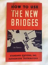 Vintage Golden Gate Bridge Brochure Pamphlet Booklet How To Use The New Bridges picture