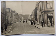 St John Street View, Creetown, Scotland RPPC Antique Postcard Galloway Unposted picture