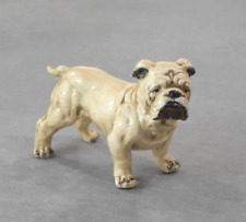 English Bulldog Figurine Vintage Ceramic Collectible picture