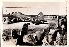Original Type 1 WW2 Press Media Photo GERMAN BOMBER IN SOUTHERN ITALY 1941  picture