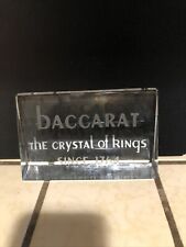 BACCARAT  The Crystal of Kings display SIGN picture