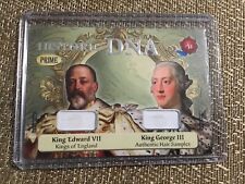 historic autographs dna hair card King Edward Vll And King George III #6/13 picture