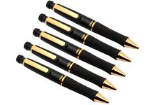 Set Of 5 Rare Vintage Sanford PHD Roller Ball Pen With Rubber Grip NEW OLD STOCK picture