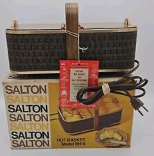 Vintage SALTON Cosmopolitan HOT BASKET BH-2 Electric Roll Bread Warmer-Works picture