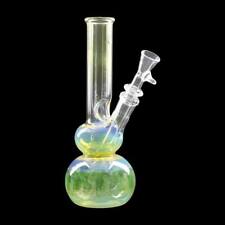 Chameleon Glass Atmosphere Series Green Deco Color Change Round Base Water Pipe picture