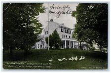 1906 The Cooch Mansion Head Quarters Of Lord Howe Wilmington Delaware Postcard picture