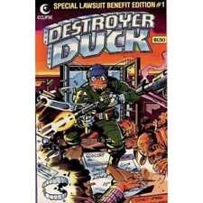 Destroyer Duck #1 in Near Mint minus condition. Eclipse comics [e, picture
