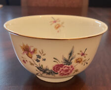 Vintage 1981 Avon American Heritage Bowl, Independence Day, Gold Rimmed, Floral picture