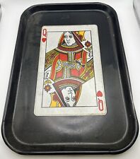 Vintage ING-RICH Porcelain Tray “Queen Of Hearts”  picture