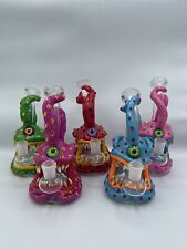 Monster Octopus Colorful Glass Bong Tentacles Beaker Pipe Unique Thick picture