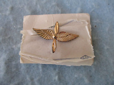 WWII Army Air Force Pilot Officer Sweet Heart Prop and Wings on Card WW2 picture