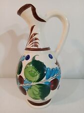 Vintage Mexican Art Pottery 10.5” Pitcher  picture