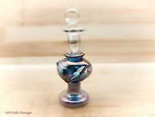 Tiny Blue-7cm- Egyptian Vintage Collectable Glass Perfume Bottle picture