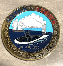 PORTSMOUTH NAVAL SHIPYARD Challenge Coin Kittery ME 