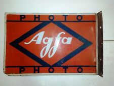 Enamel Porcelain Tin Sign Board Rare India Agfa Photo Camera Size25