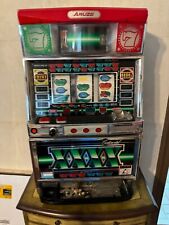 Aruze Bmax Japanese Skill-Stop Token Pachislo Slot Machine w/Key picture