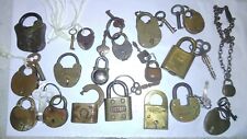 Antique & Vintage Miniature Padlock Collection Lock Lot #2 Ames Sword  picture