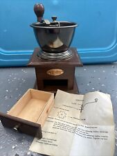 Vintage Mr Dudley International Coffee Grinder With Original Directions Sheet picture