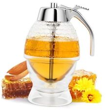 voijump Honey Dispenser No Drip, Maple Syrup Dispenser, Honey Jar with Stand,  picture
