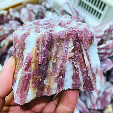 50-1000g Natural Pink Tourmaline Original Mineral Quartz Crystal Rough Specimens picture