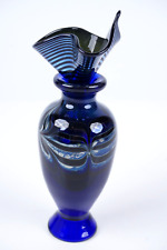 1988 Peet Robison Rare Cobalt Blue Perfume Bottle Signed 6