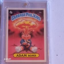 GPK Garbage Pail Kids OS 1st Series Adam Bomb Card 8a Checklist,no Marks,clean  picture