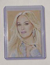Carrie Underwood Limited Edition Artist Signed “Country Queen” Trading Card 4/10 picture