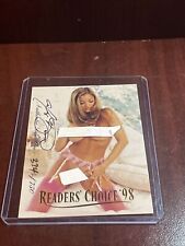 1999 Playboy Alley Baggett Jumbo Card Autographed Lingerie Models RARE 374/1000 picture