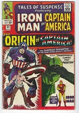 Tales Of Suspense #63 Origin Of Captain America Marvel 1965 VG/Fine picture