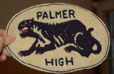 VINTAGE PALMER PANTHERS MA. HIGH SCHOOL JACKET UNIFORM PATCH  SPORTS FOOTBALL picture